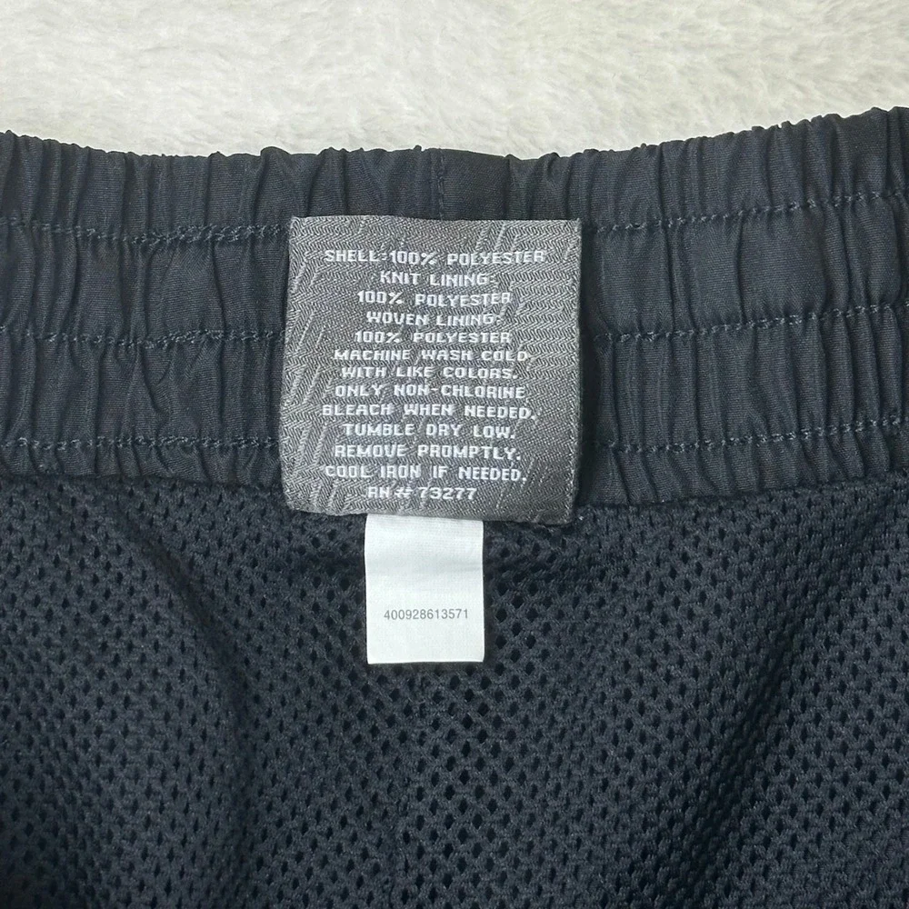 Tek‎ Gear Track Pants Mens Large Regular L Black Athletic Windbreaker